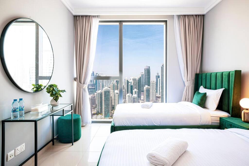Magnificent Brand New Lux 3Br Burj & Fountain View Apartment Дубай Екстериор снимка