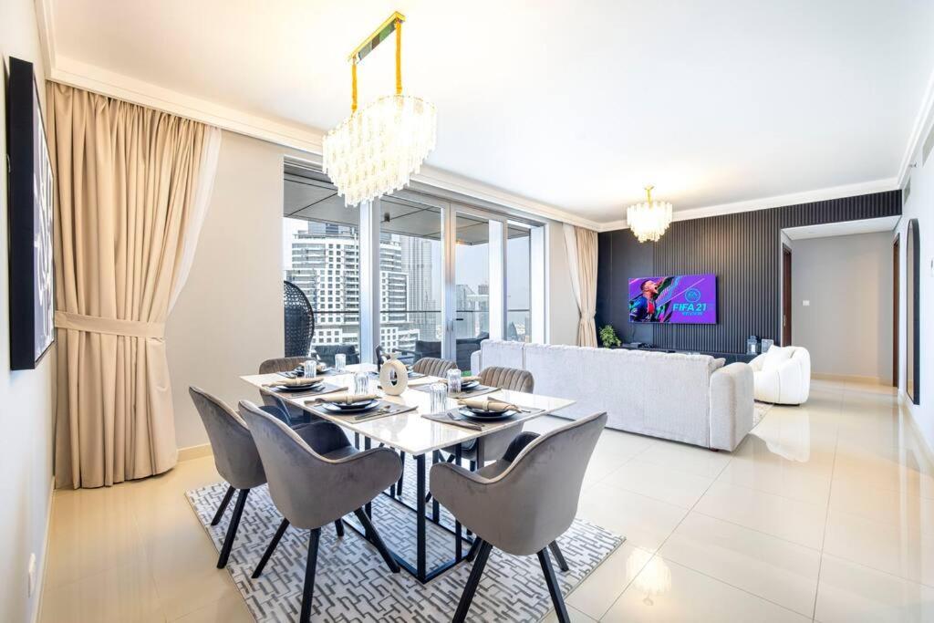 Magnificent Brand New Lux 3Br Burj & Fountain View Apartment Дубай Екстериор снимка